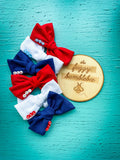 Patriotic Beaded Bows