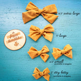 XL Textured Solid Bows