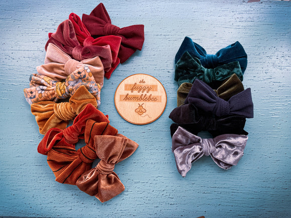 Fall Velvet XL Bows