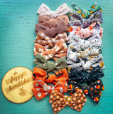 Pumpkin Spice Bows