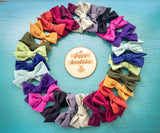 Fall Solid Bows Entire Collection