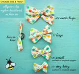 Back to School Hair tie knots