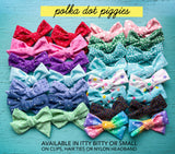 Dot & Stripe Piggie Bows