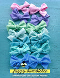 Spring Solid Bows