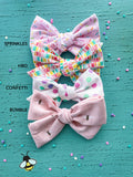 Birthday Hair tie knots