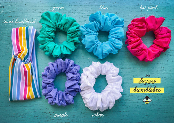 Mermaid Magic Scrunchies & Headbands