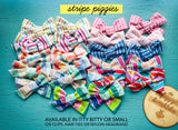 Dot & Stripe Piggie Bows