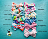 Dot & Stripe Piggie Bows